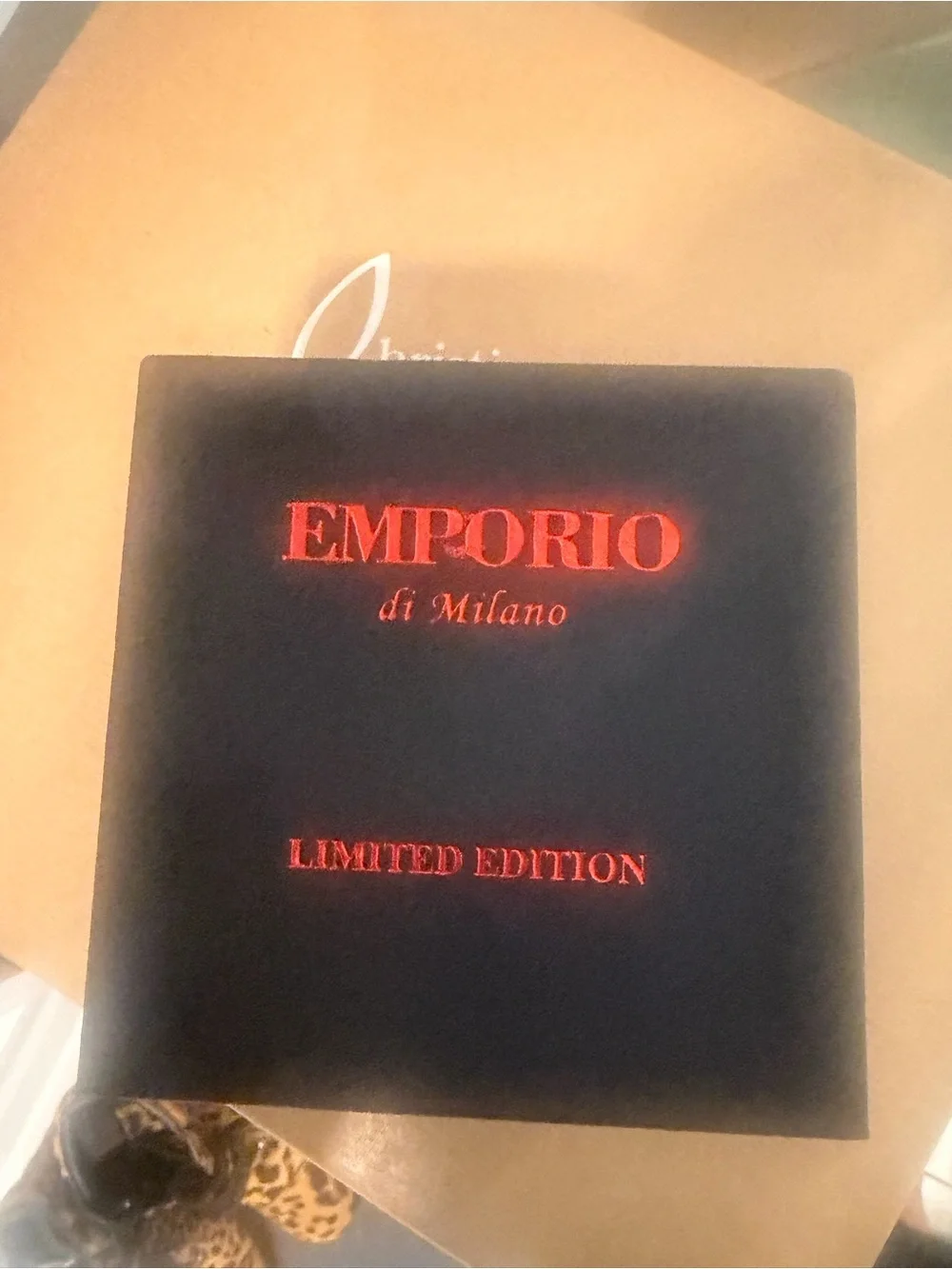 Emporio di Milano Limited Edition Box - Black with Red Lettering
